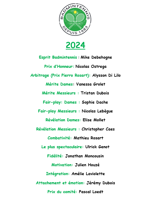 Prix 2024