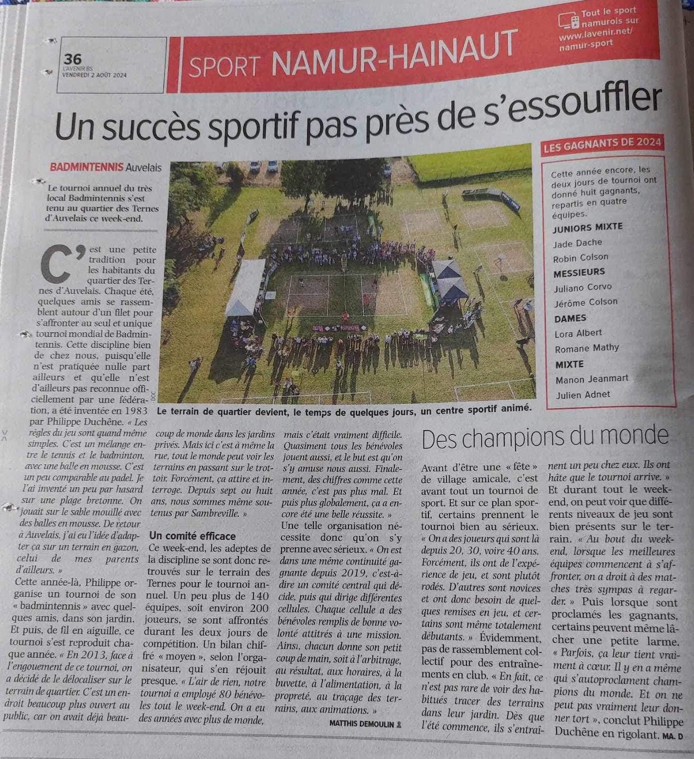 Un succes sportif pas pres de s essouffler 1